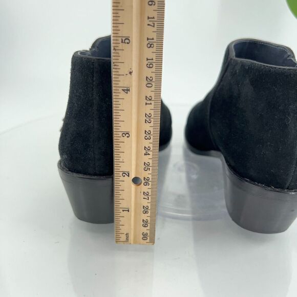 Vionic Women's Serena Boot Size 6.5 Bootie Black Suede Almond Toe Zip Comfy Shoe - Picture 8 of 13